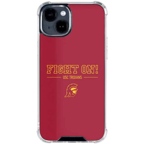 University of Southern California Fight On iPhone 14 Clear Case